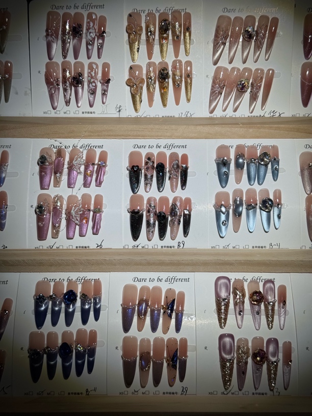 【秋秋手工穿戴甲】东洲/华子拍下备注编码