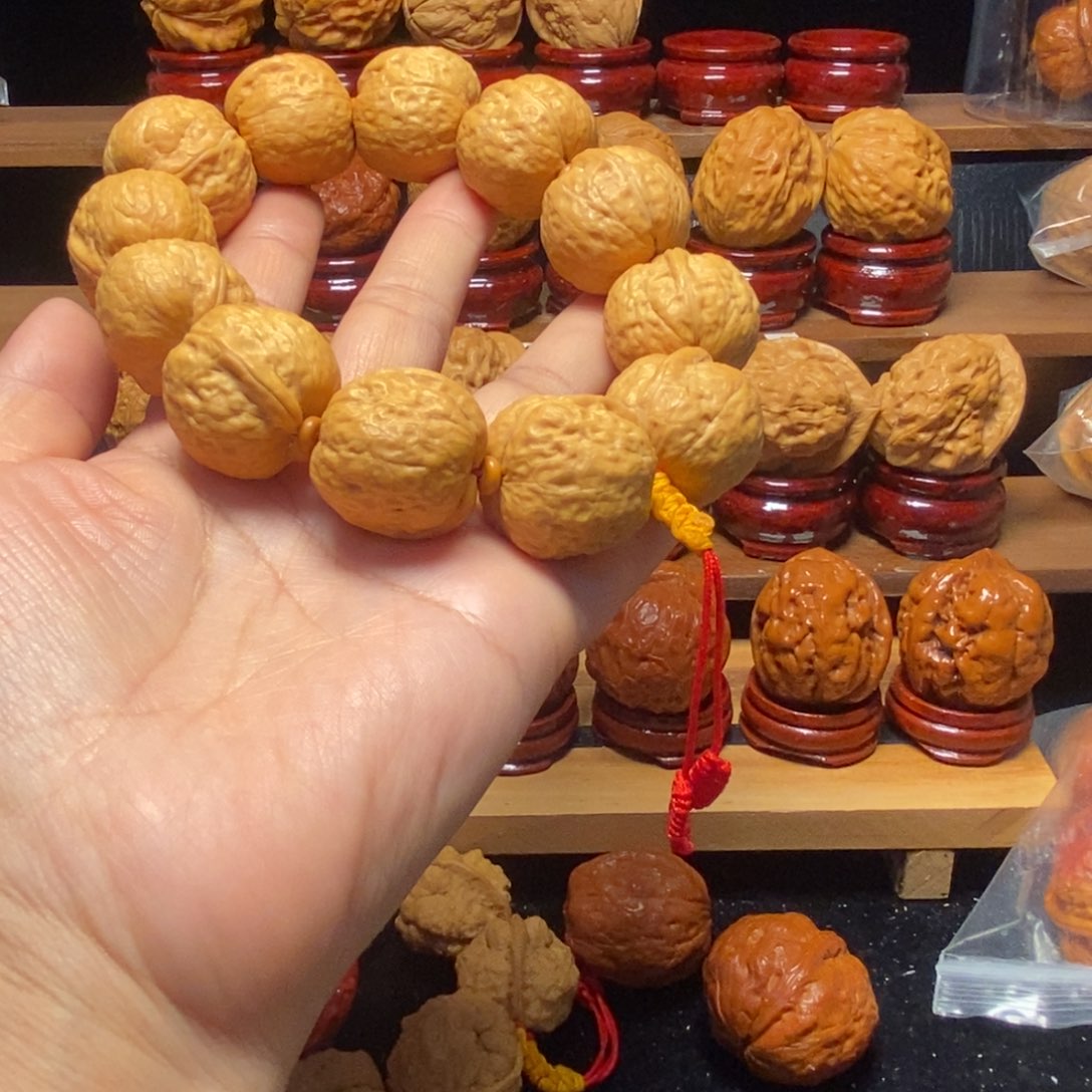 文玩核桃把件小钢炮手持28chi