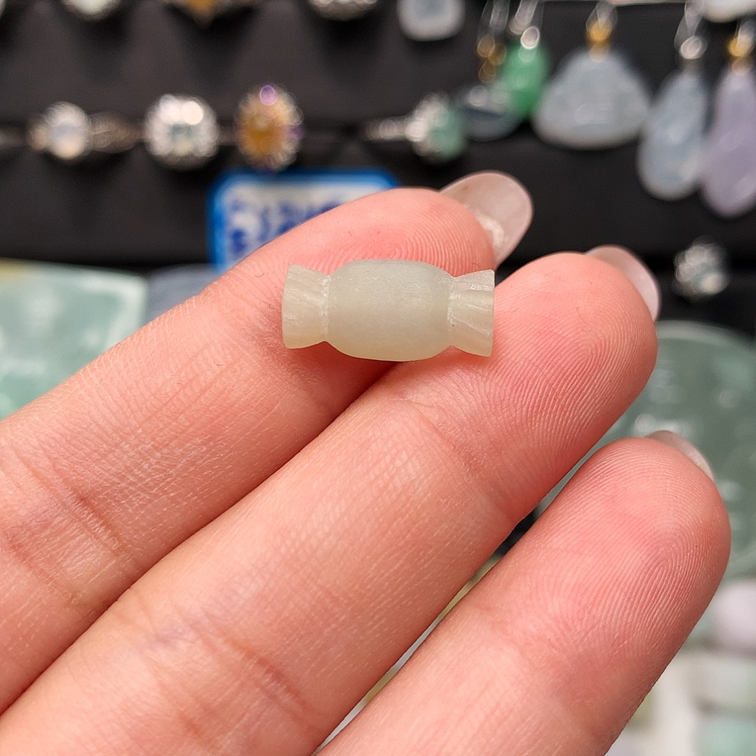 翡翠未镶嵌颈饰毛货冰糖糖果
