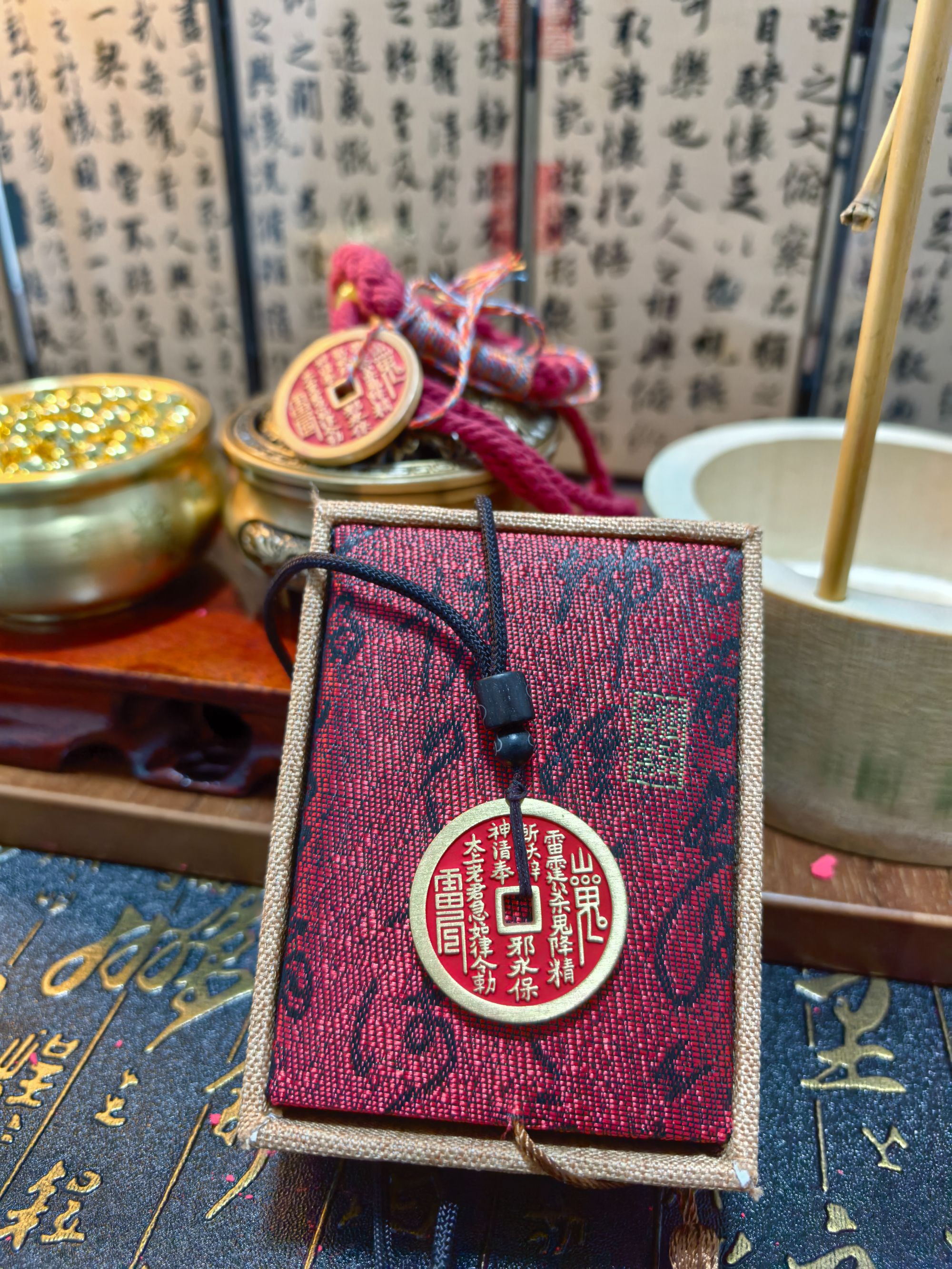 正宗山贵花钱家居正品黄铜/吊坠/手工/项链/摆件