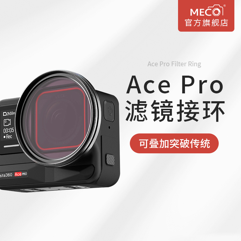 MECORIGHT美高适用影石360AcePro1/2滤镜接环UV镜GND减光CPL偏振