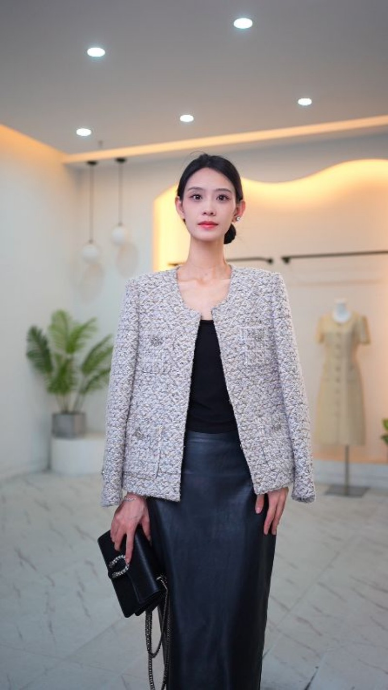 【埃及皇后】CO家原创秋季新款洋气粗花呢高级感小香风外套