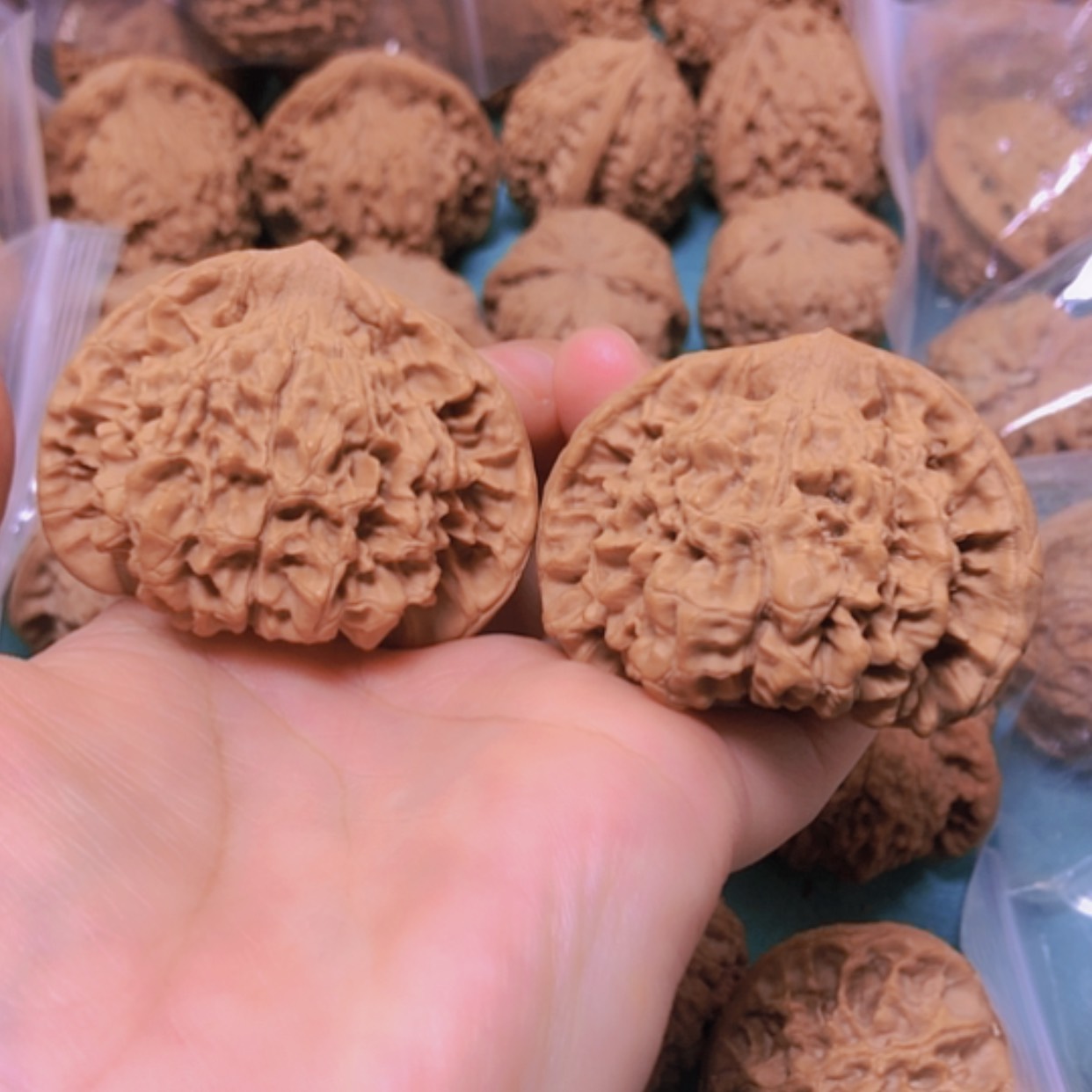 【闪购商品】摆件核桃50官帽修尖