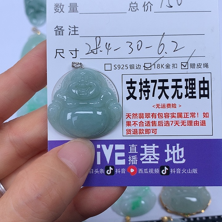 翡翠未镶嵌颈饰天
