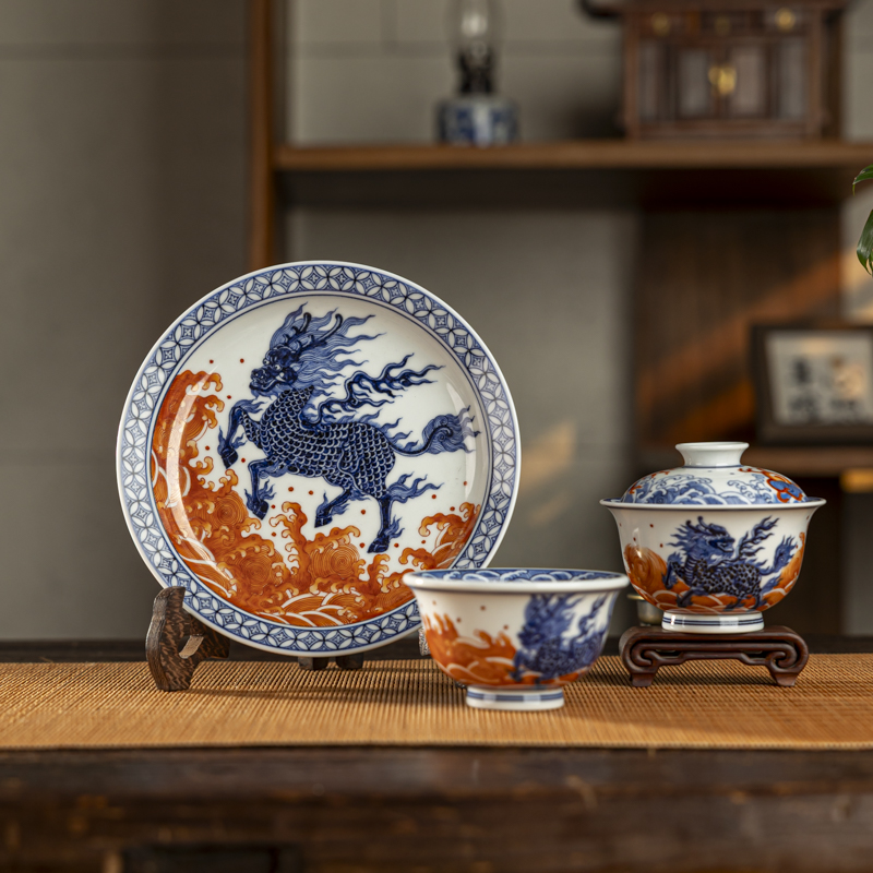 【潮爸小龙哥专属雅】红炉麒麟套组（专属雅）cbxlg24高档家用纯手工