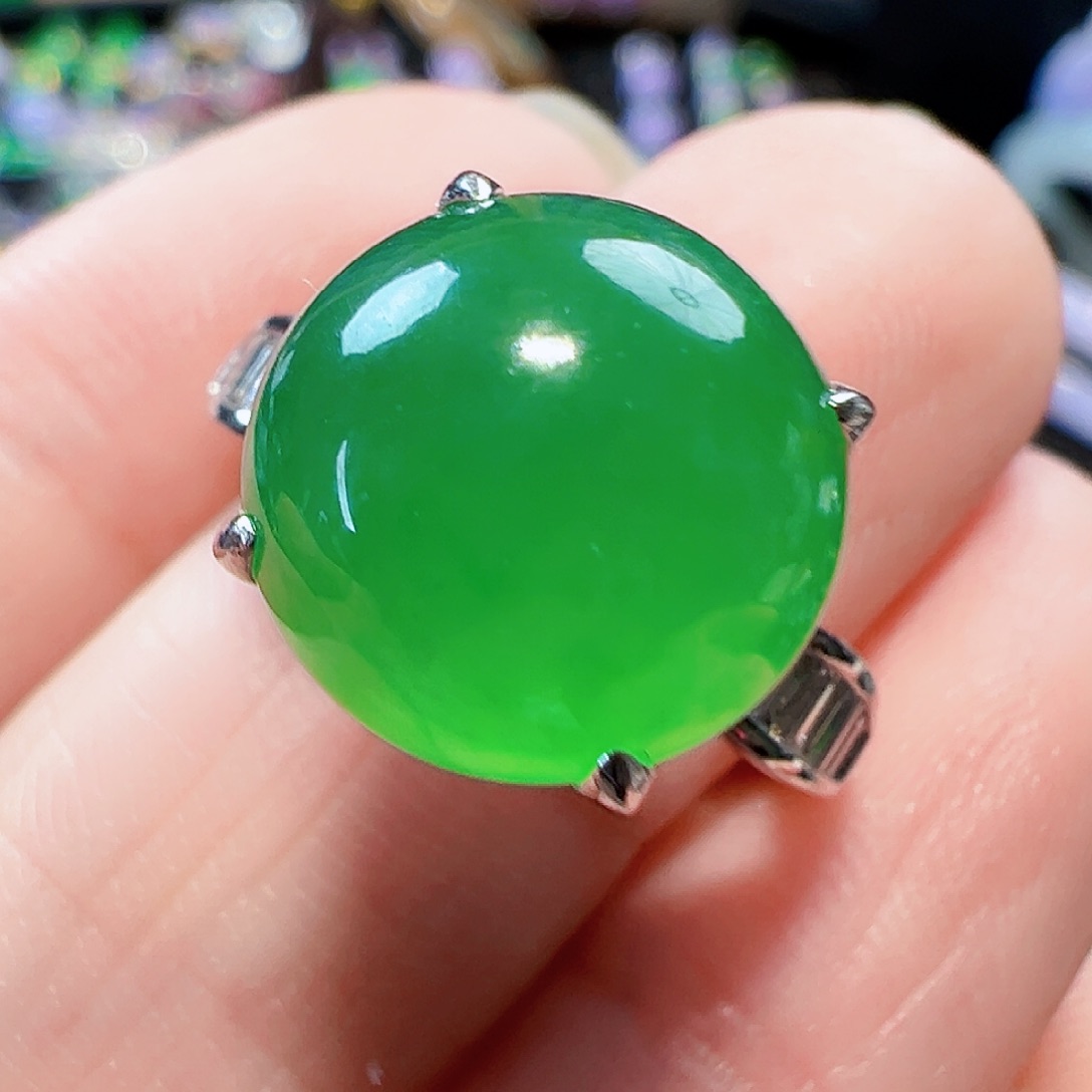 翡翠戒指未镶嵌签收后24小时鉴赏期