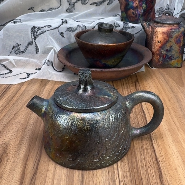 荥经黑砂炸福利秦权壶10