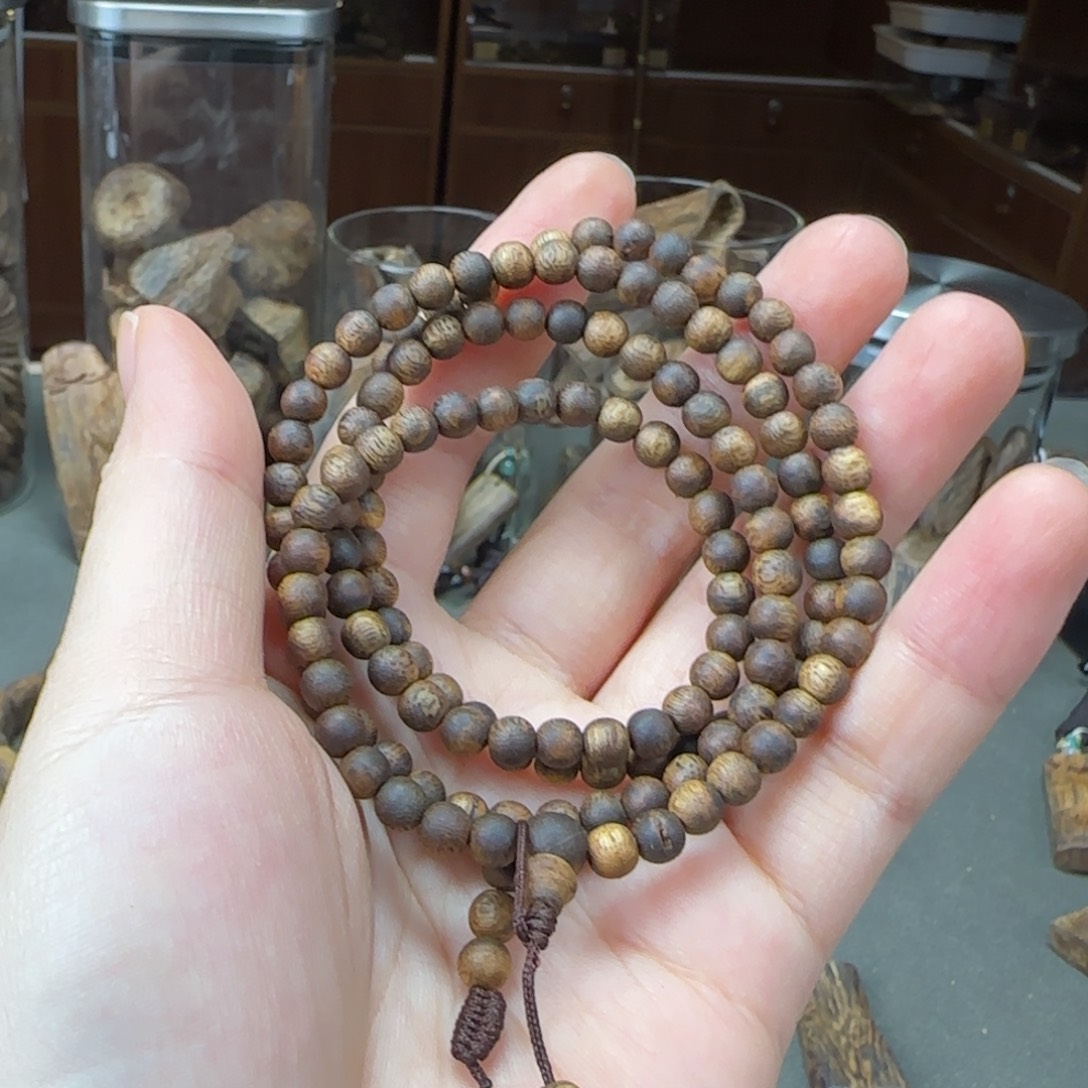 木奇楠淳化老料圆珠5mm