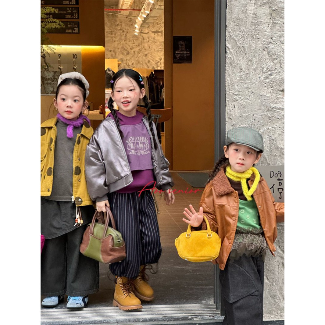 Aoo·25冬~字母连帽卫衣25D58051（童装汉服）