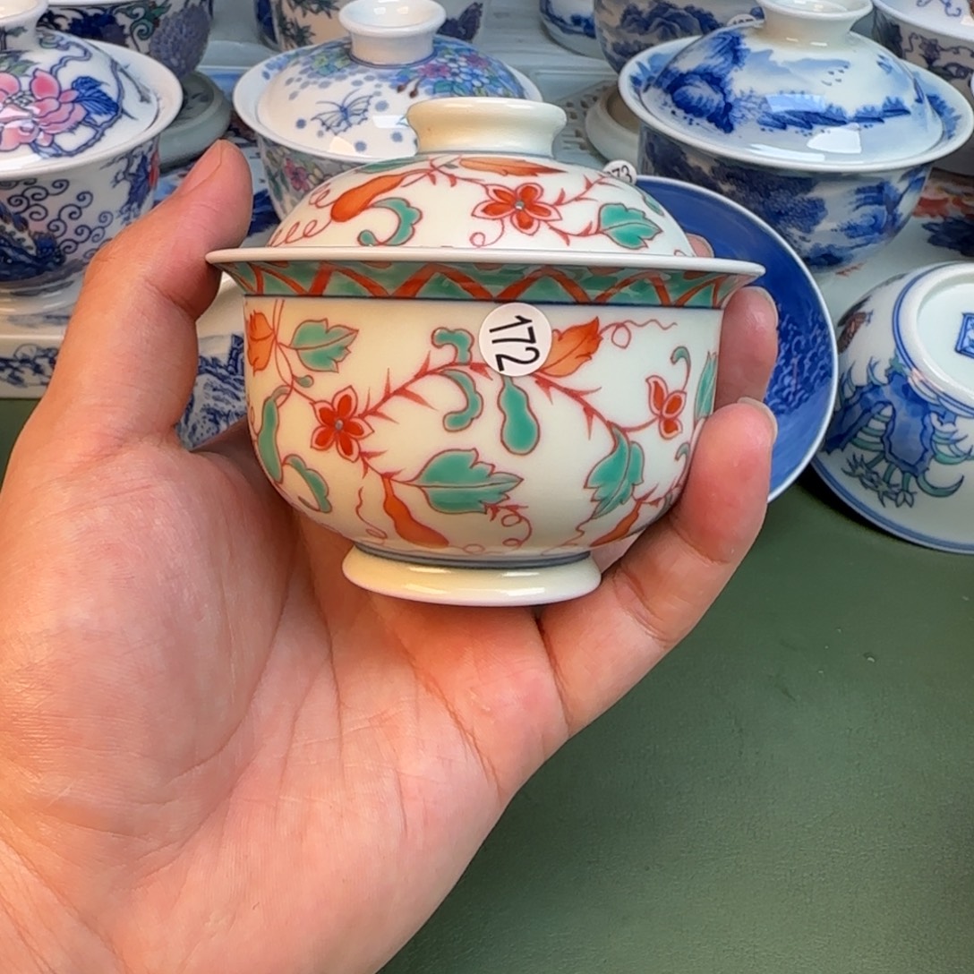 彦祖纯手工手绘茶具172