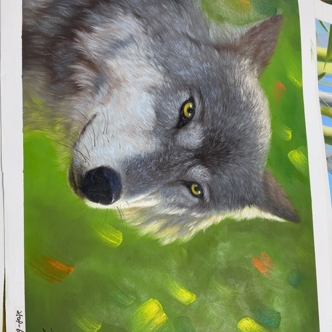 油画不知道为什么要这么