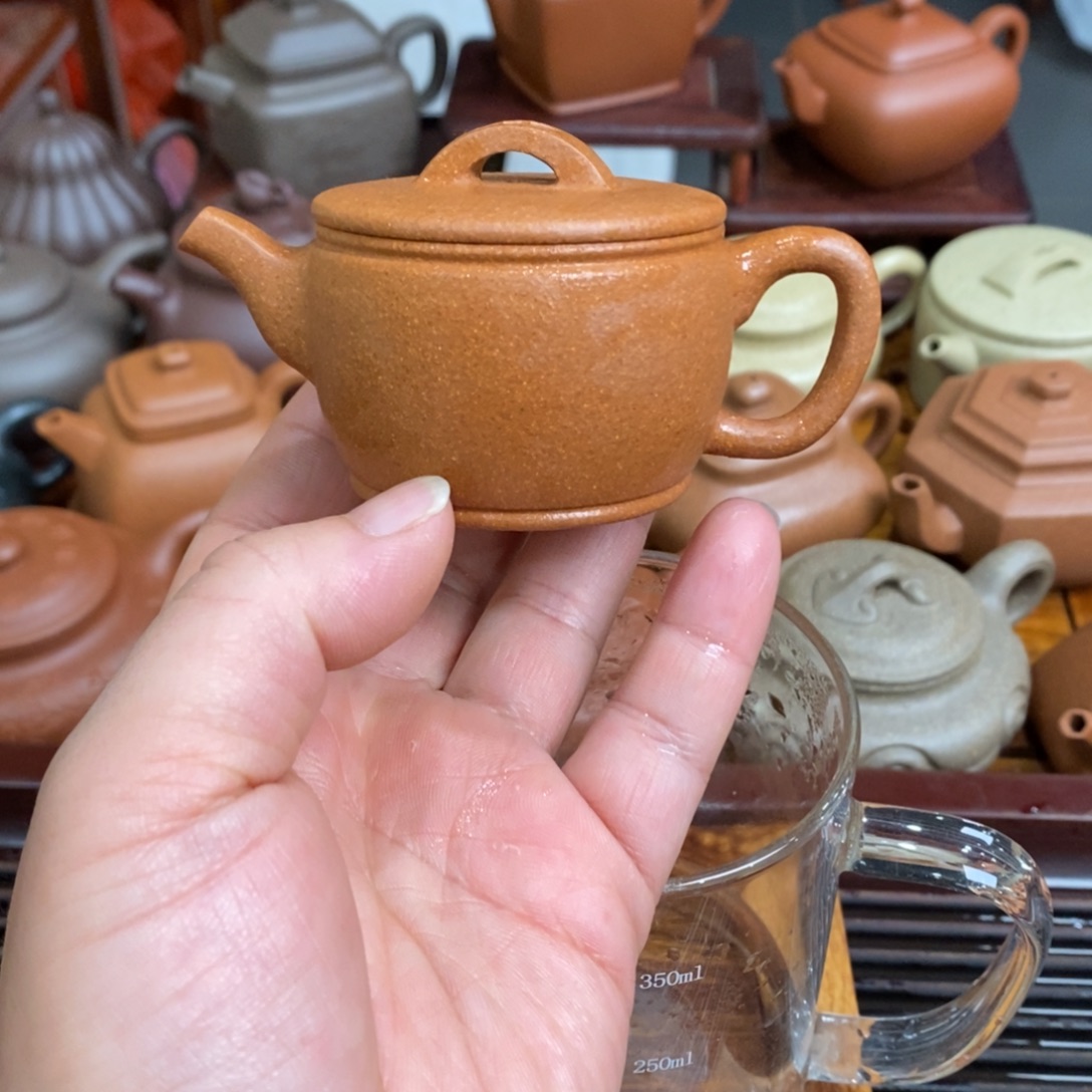 紫砂茶壶紫砂壶金降坡汉瓦