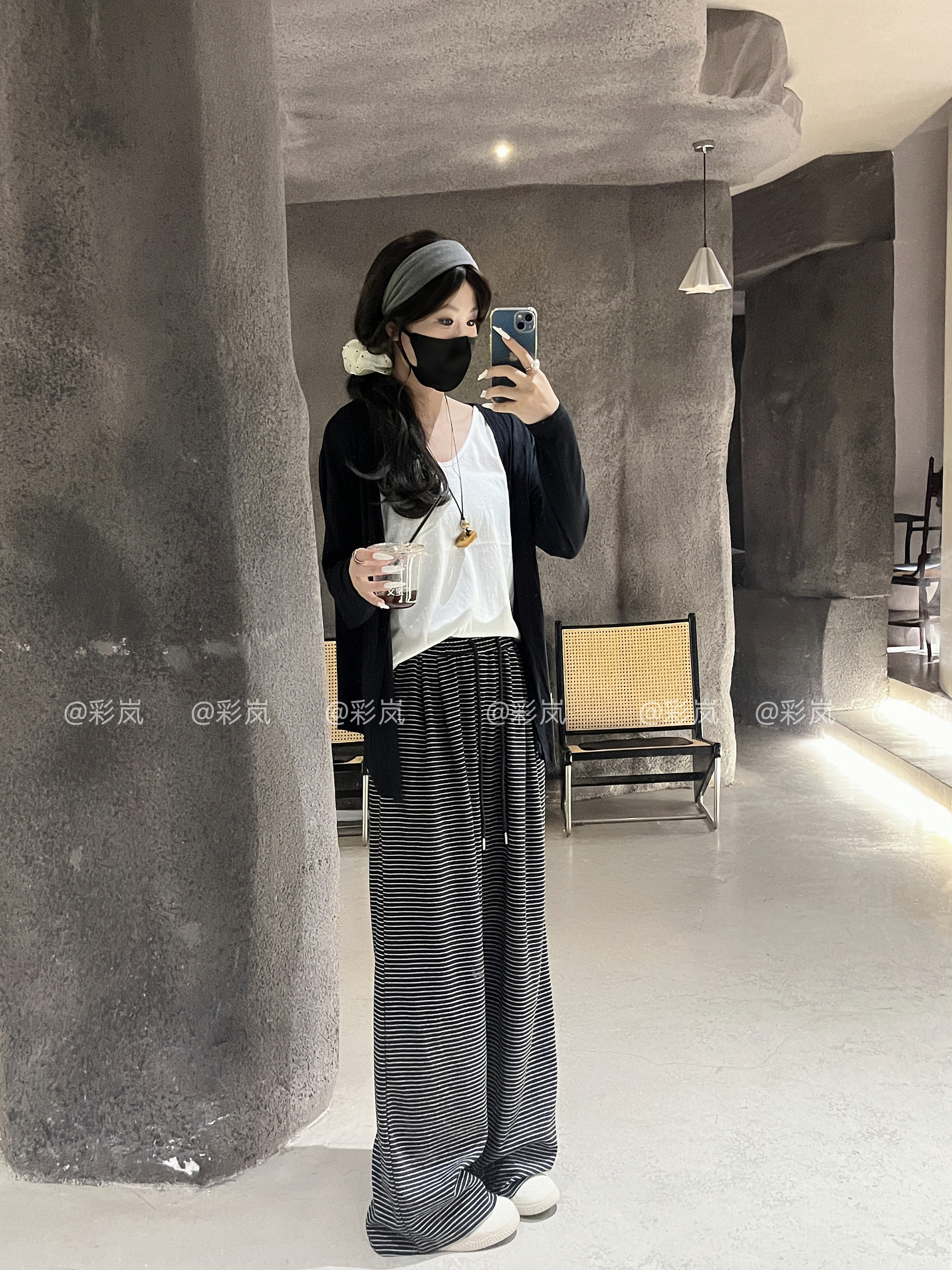2025黑色秋装纯欲慵懒风女装长袖休闲两件套宽松时尚