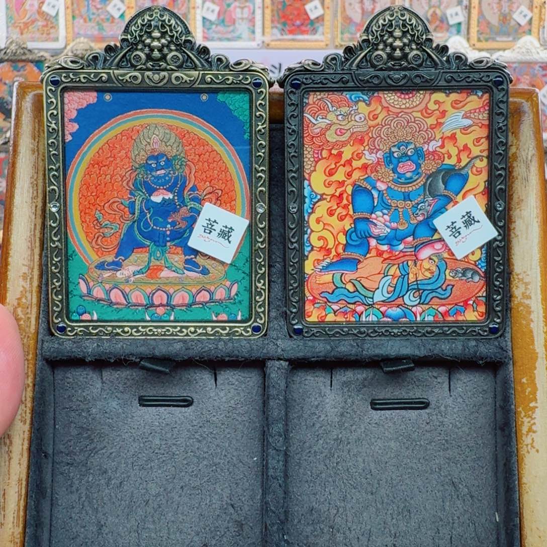 吊坠黑财二选一 纯手绘