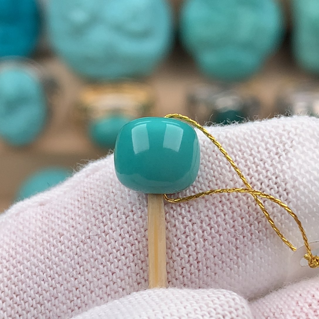 绿松石配饰未镶嵌卡8.2*7.5