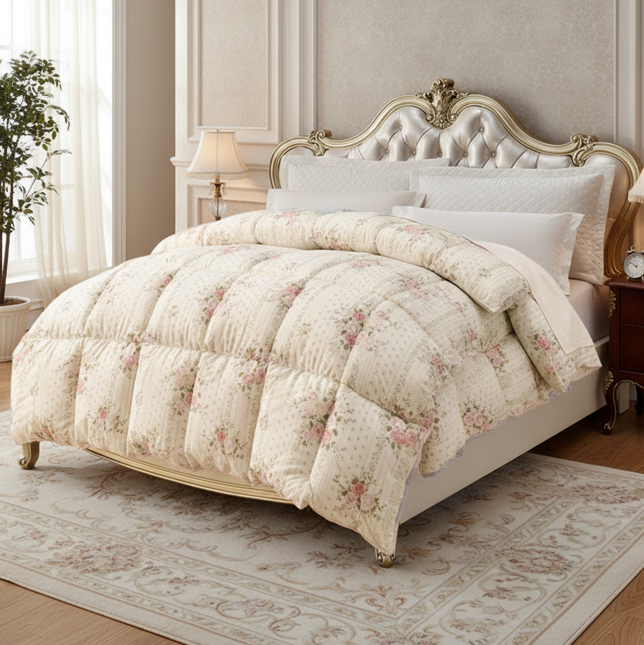 【重约8斤】高奢加厚冬被芯被子春秋被芯-玫瑰庄园