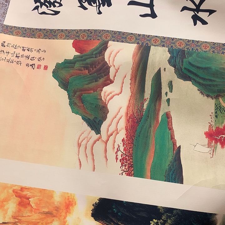 竖款装饰画装饰画