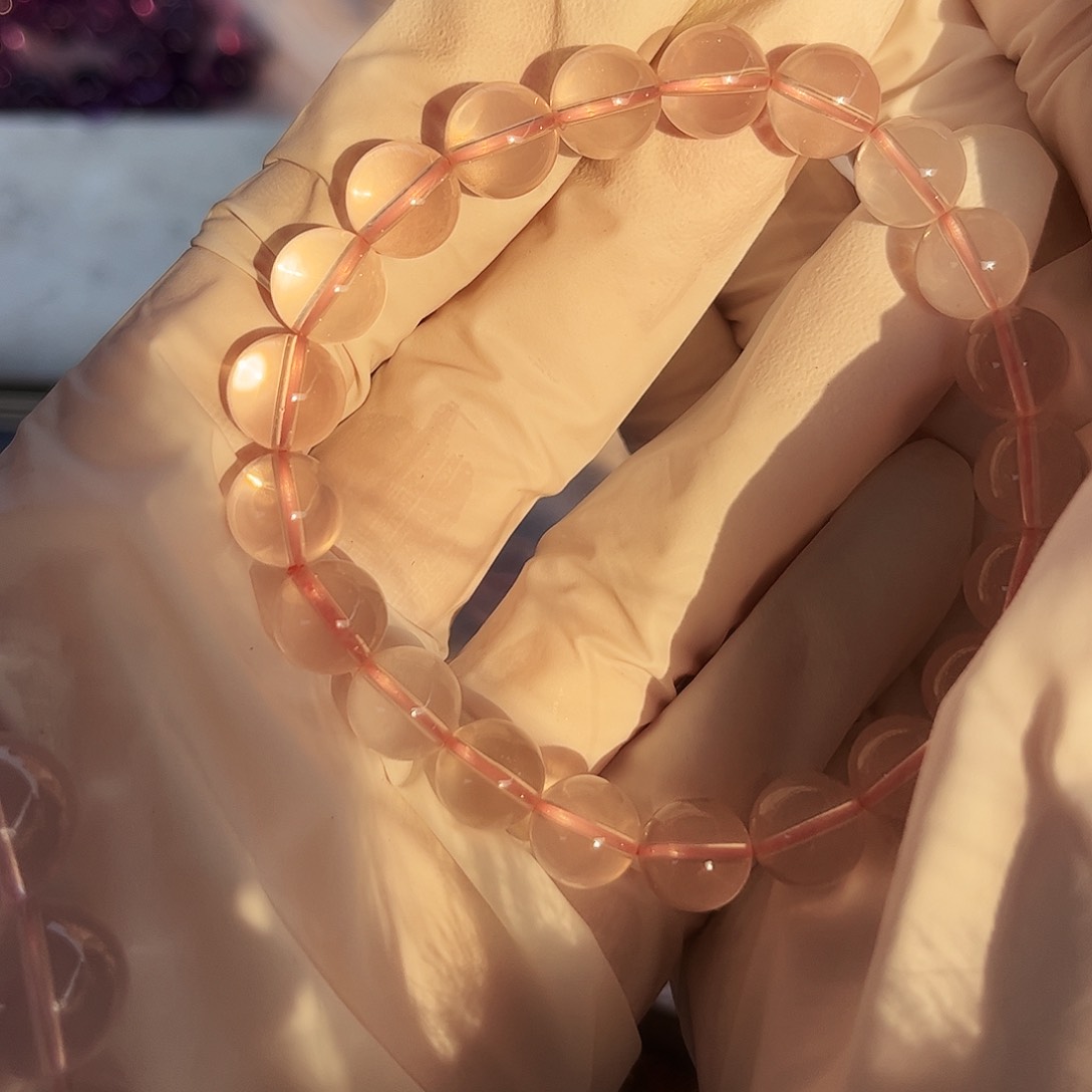 水晶手链未镶嵌无****所