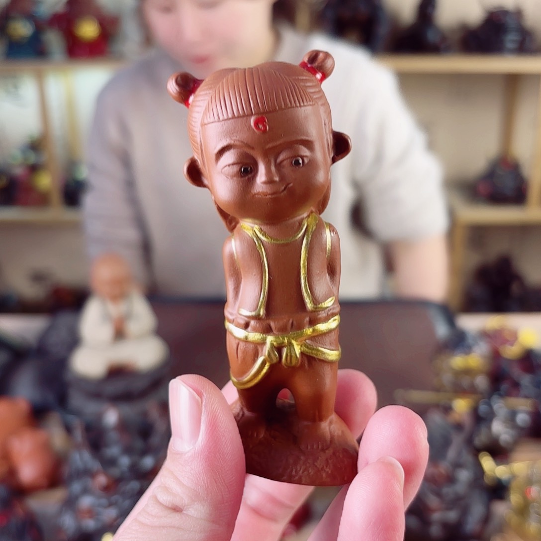 紫砂茶宠紫陶树脂茶宠摆件