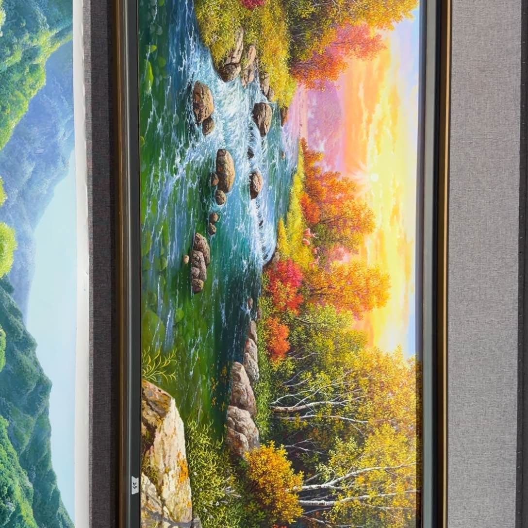 油画在哪点哦我去