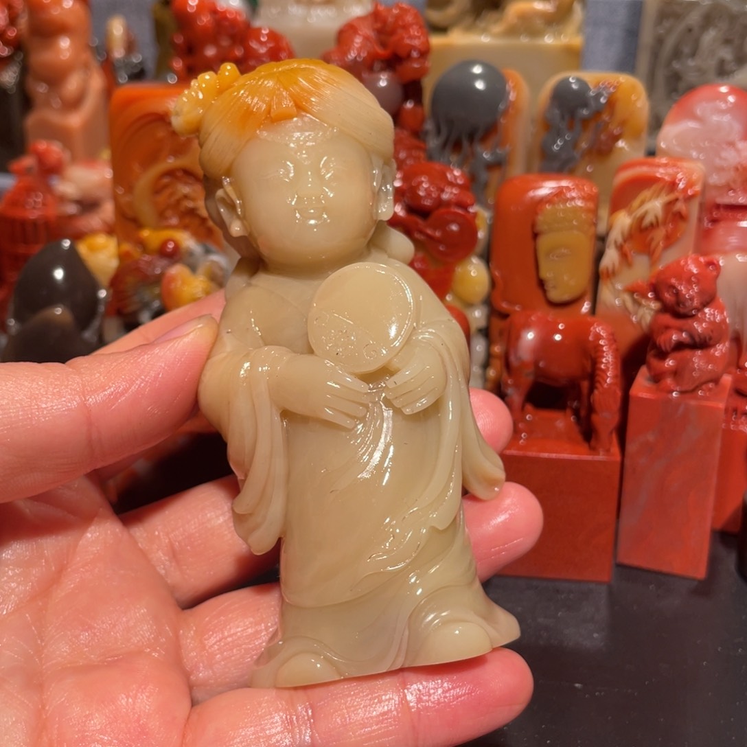 寿山石印石精美印