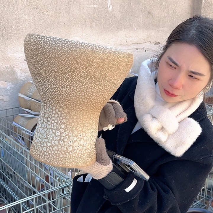 正品口24高28花盆……