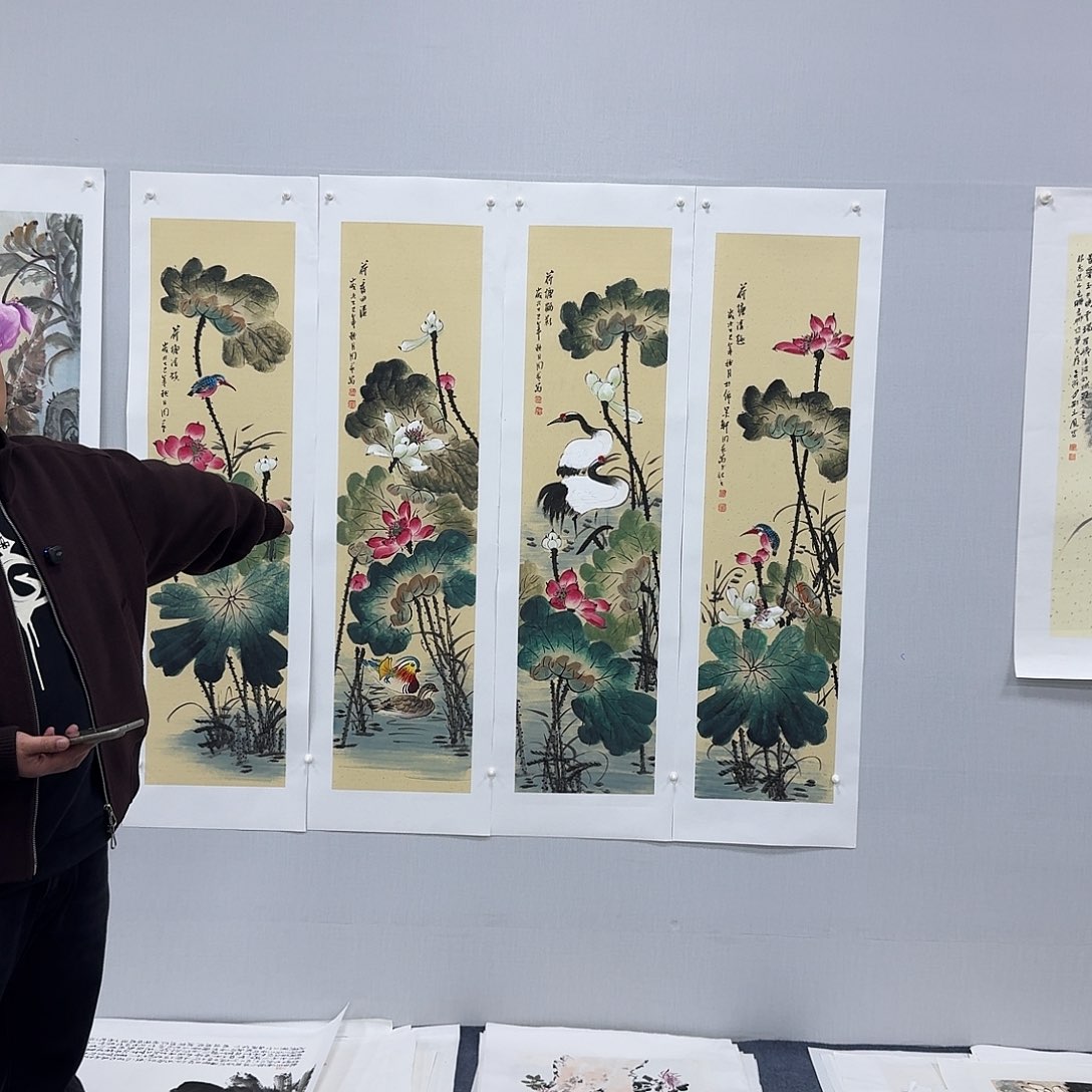 国画国画作品宣纸纯手绘