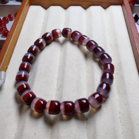 玛瑙/玉髓手链未镶嵌用****5