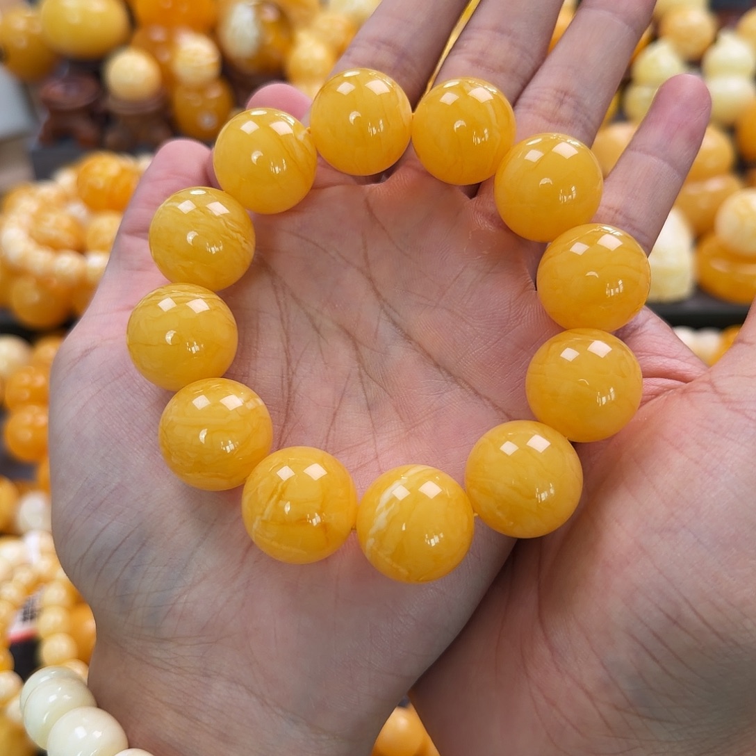 琥珀未镶嵌珠宝奇石20mm同料