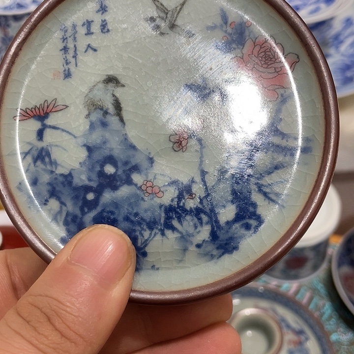 摆件陶景德镇陶瓷主人杯233