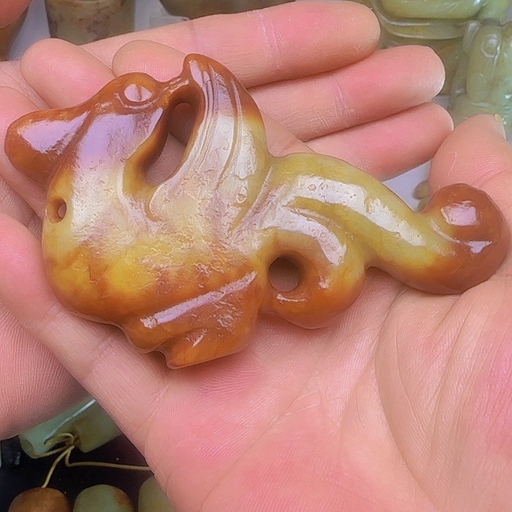 和田玉吊坠(不含链)未镶嵌