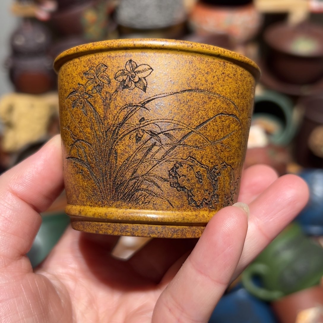 紫砂茶杯宜兴紫砂主人杯