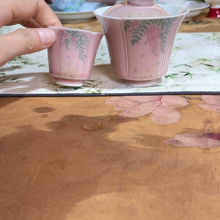 【闪购商品】紫藤盖碗➕杯哈哈哈