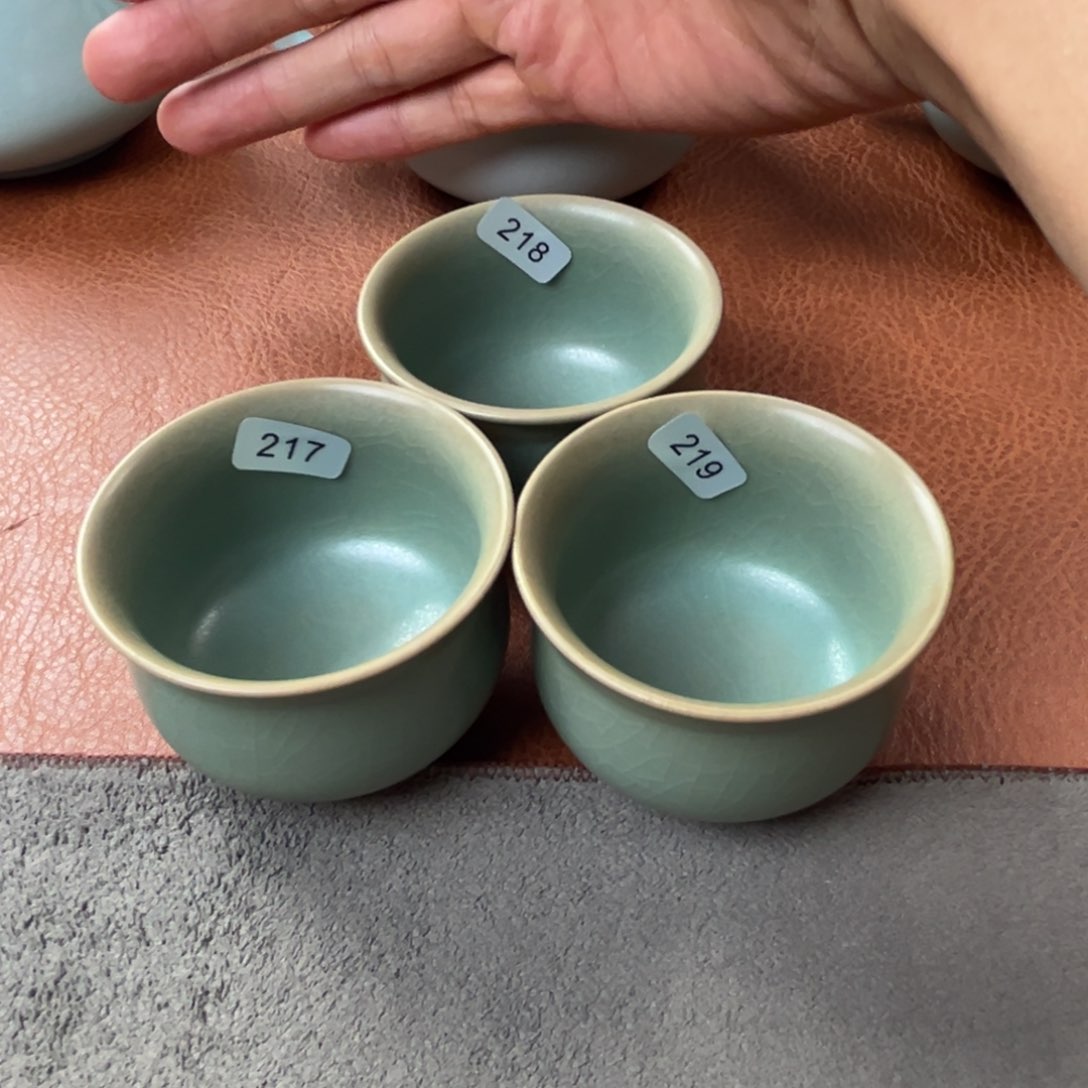 【闪购商品】紫****0三只杯柴烧仿古主人杯原矿