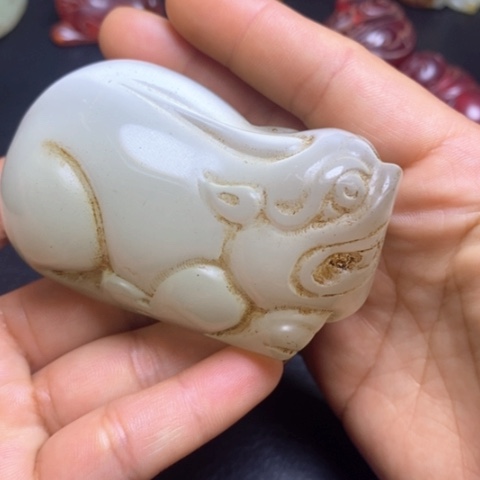 和田玉（糖玉）挂件未镶嵌