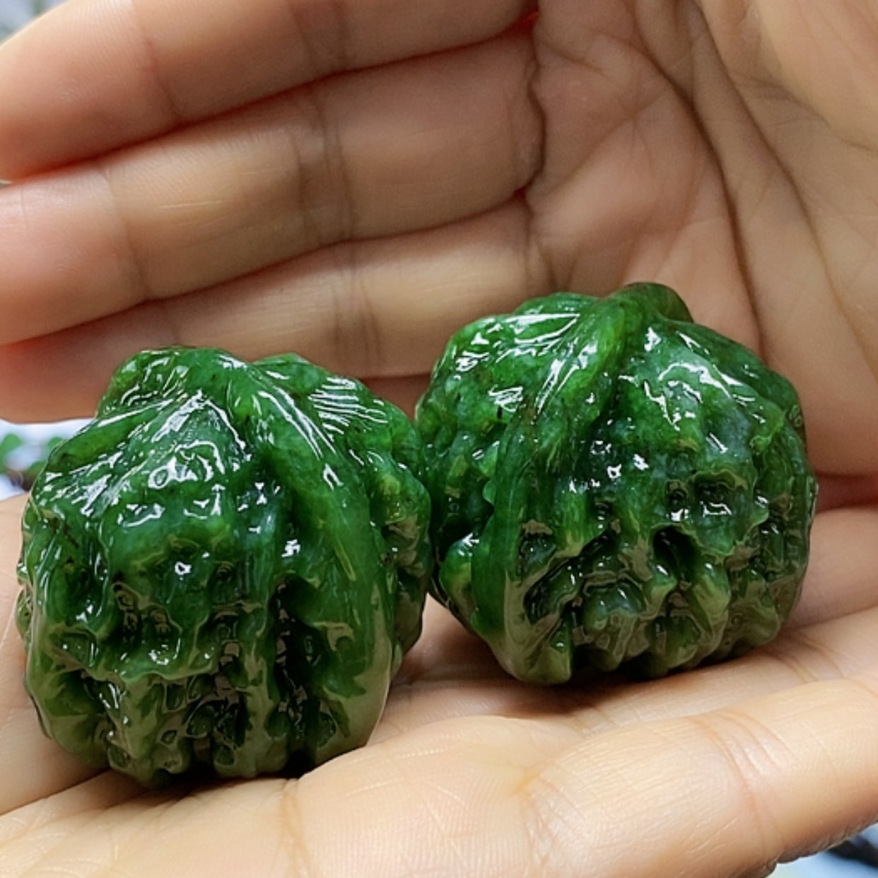 【闪购商品】和田玉（碧玉）把件未镶嵌素*