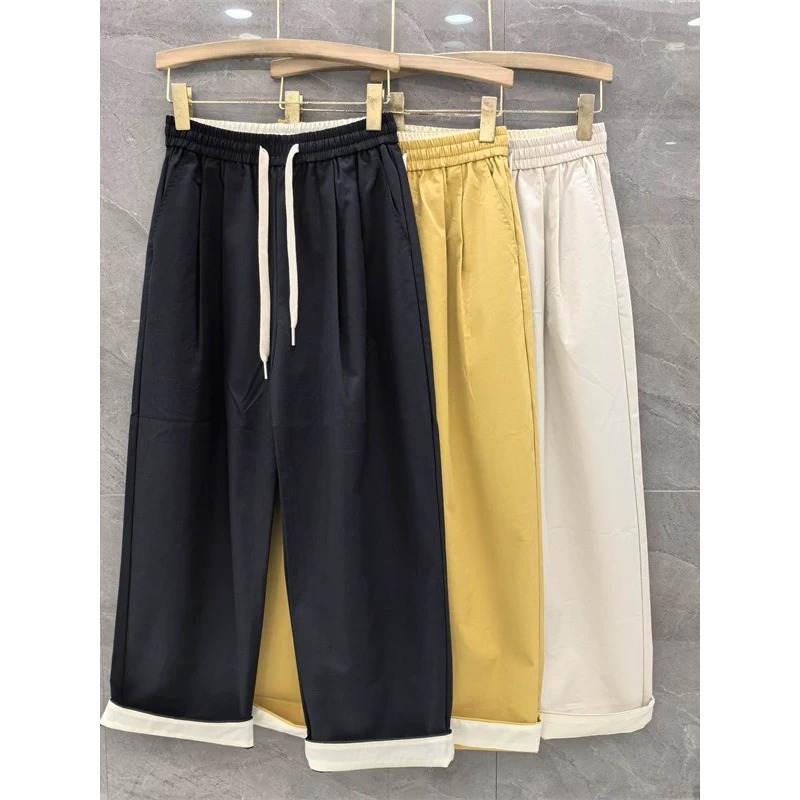 D31425南油爆款抽绳松紧腰休闲裤