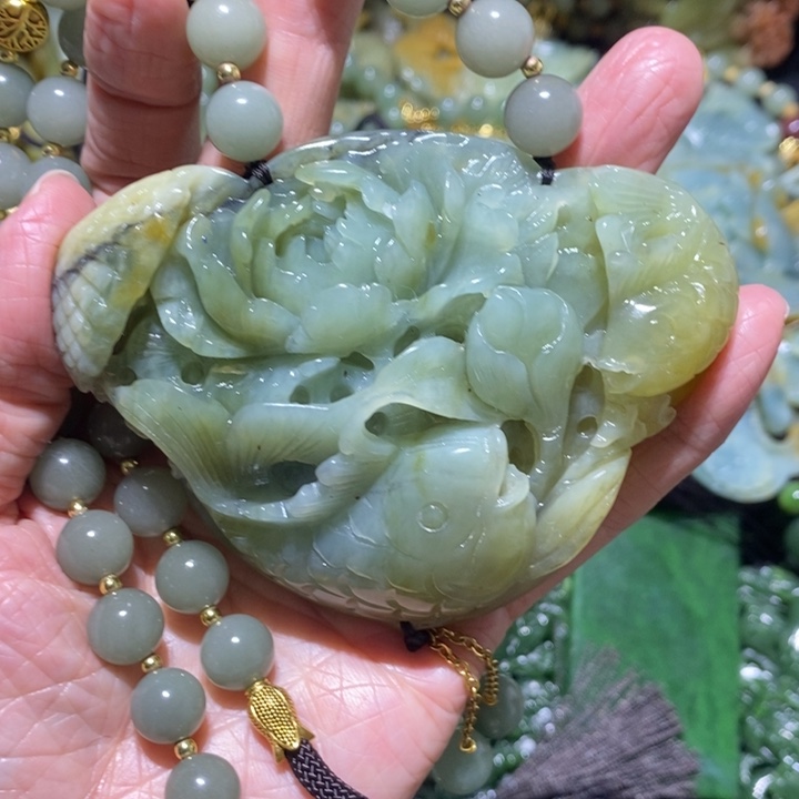 岫玉岫玉吊坠未镶嵌