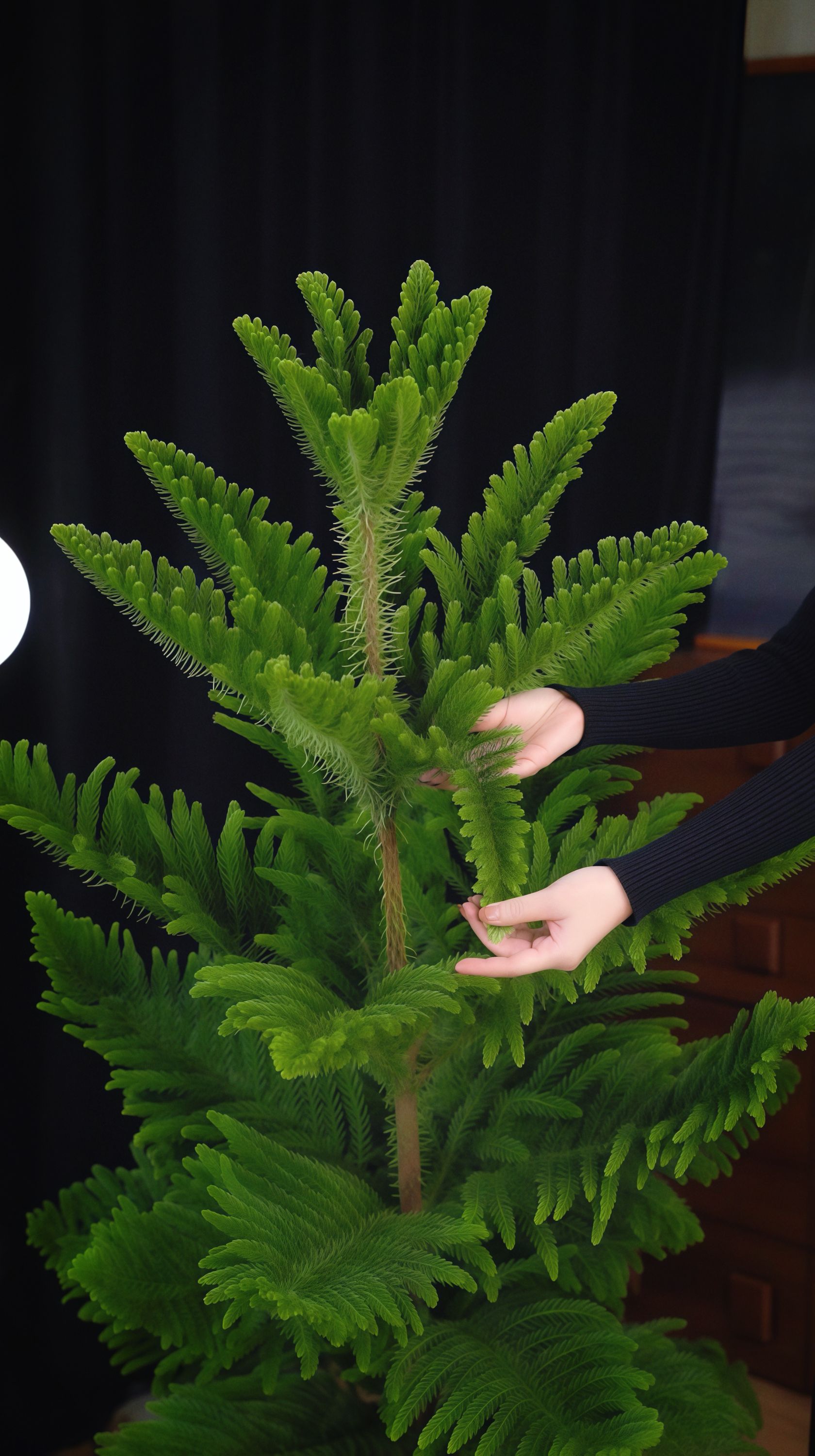 南洋杉圣诞树高端绿植室内客厅落地盆栽四季常青