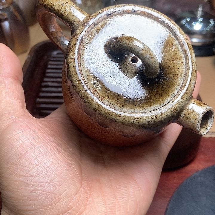 紫砂茶壶柴烧紫砂
