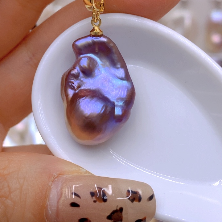 淡水珍珠吊坠(赠链)未镶嵌