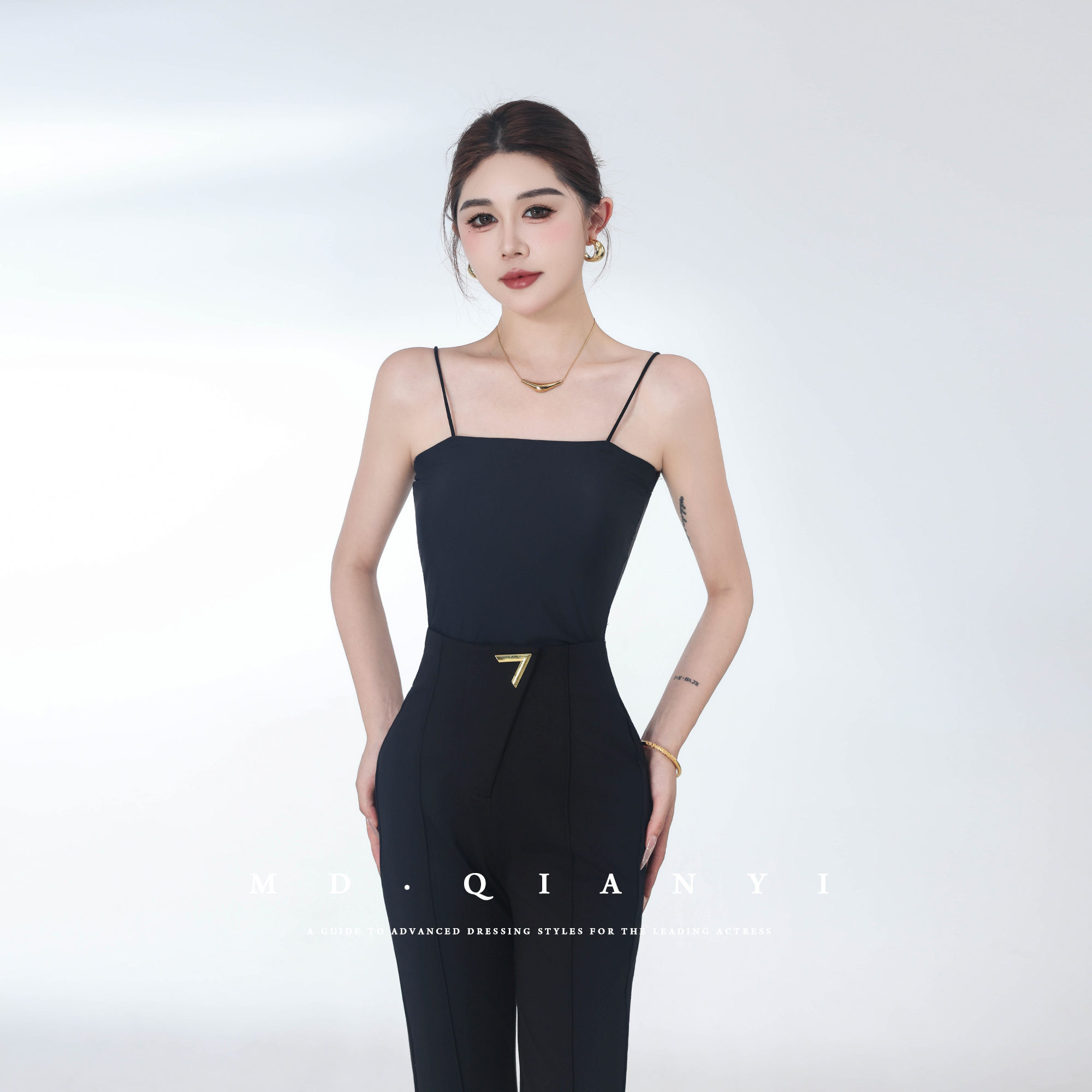 MD定制·杨千亿【百搭款】新款女背心打底百搭时尚美背