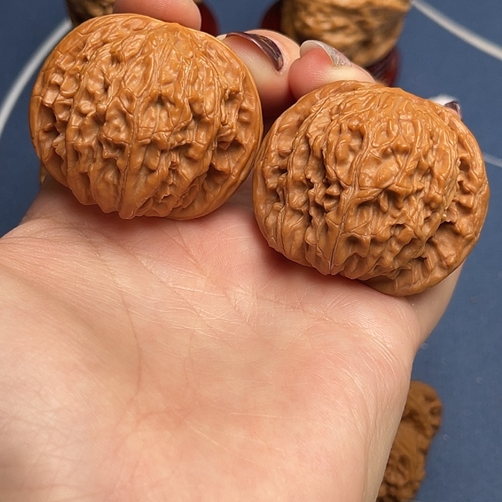 文玩核桃把件磨盘42