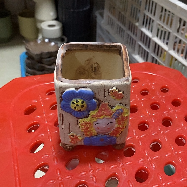 紫砂花盆凑单满12米包邮有孔