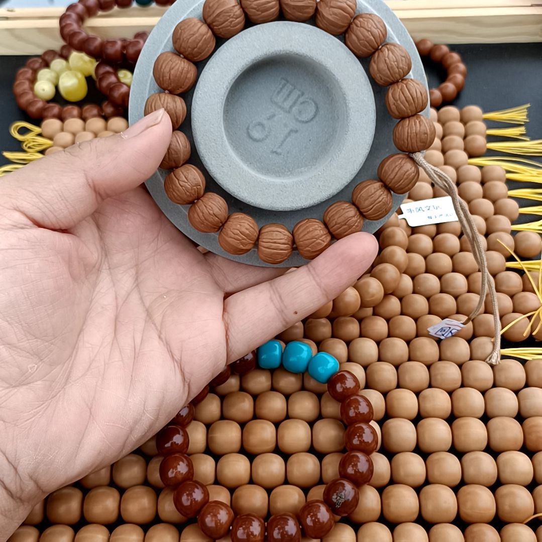 手串猴头核桃原皮原色南瓜手串