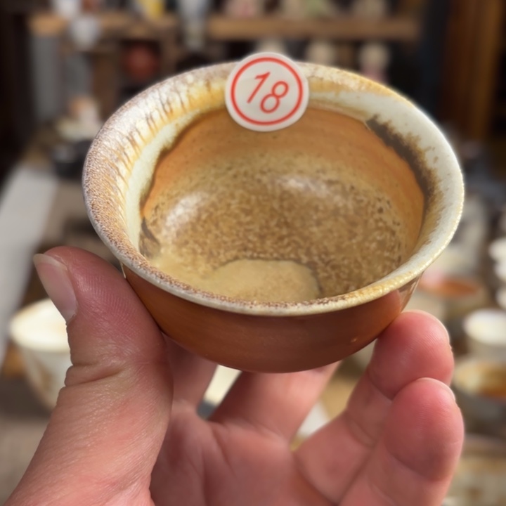 杯【瓷与故事】柴烧中白主人杯