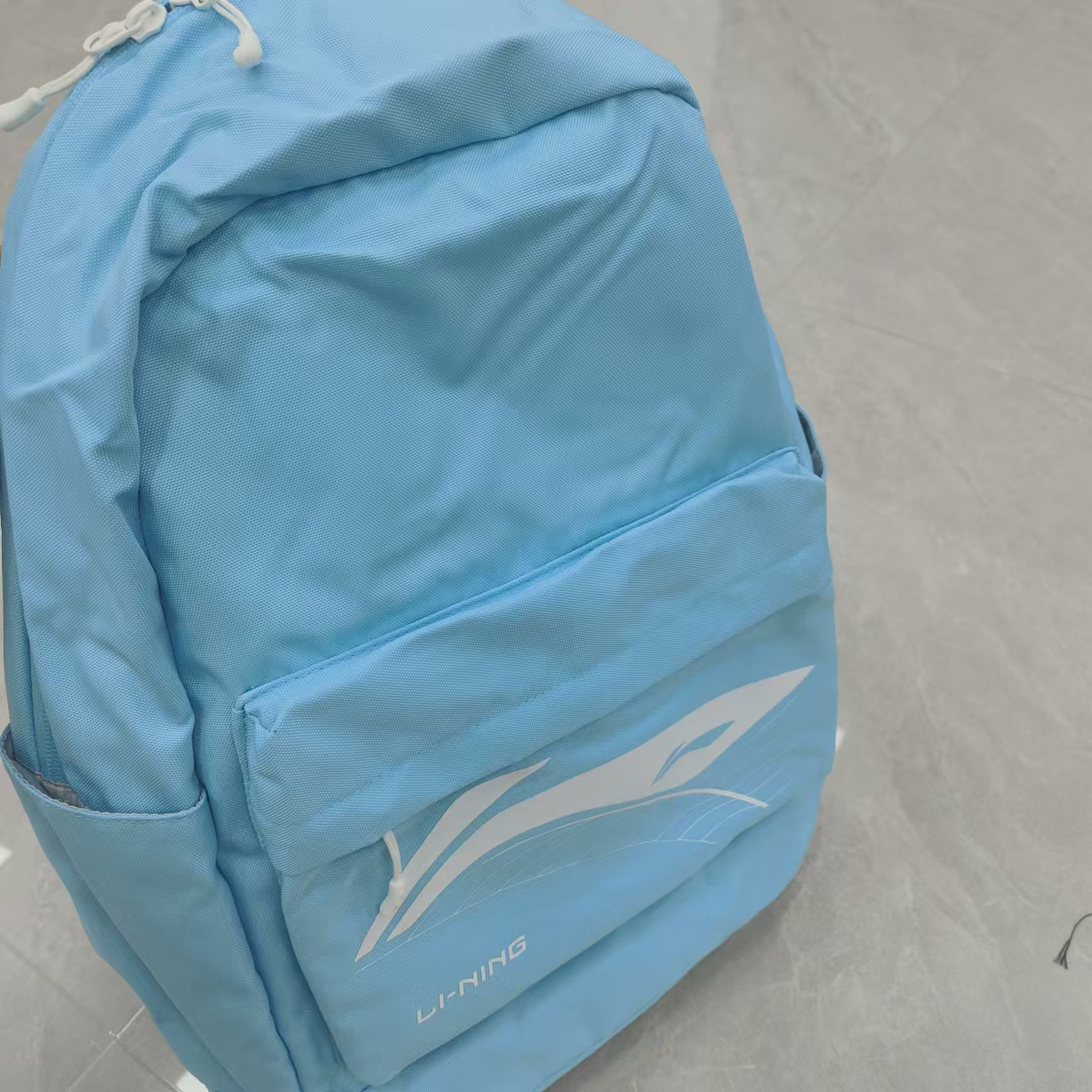 ZZ 李宁蓝色大标 双肩包