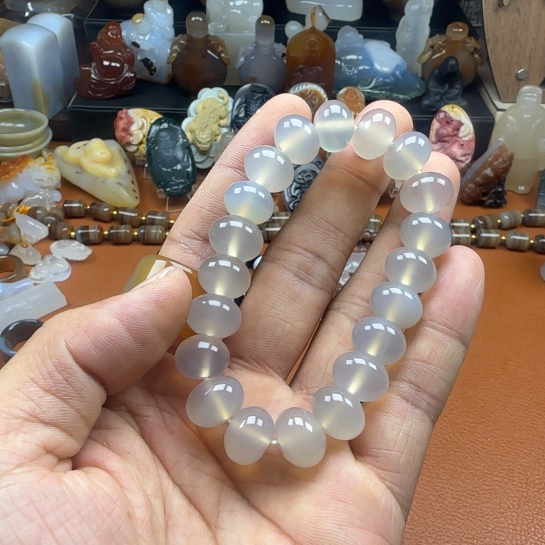 玛瑙/玉髓未镶嵌手链