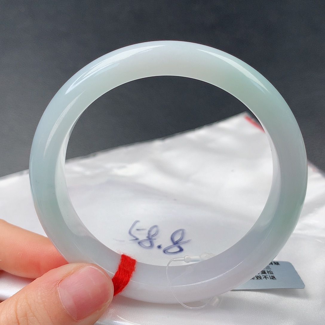 翡翠手镯未镶嵌124正58.8