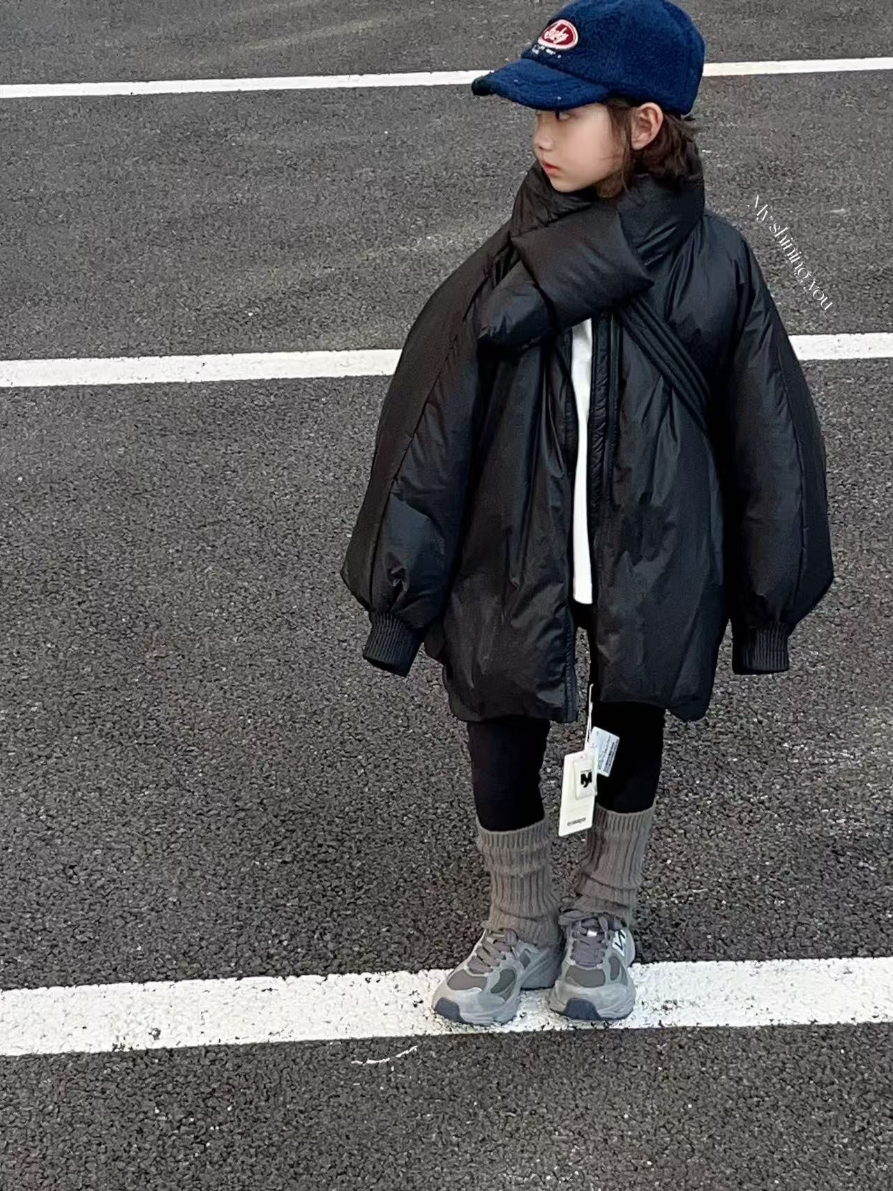 XTJ STUDIO童装 设计师款 MY 带小包包羽绒服 新品